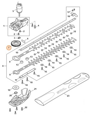 Mimośród, Stihl 45216401604