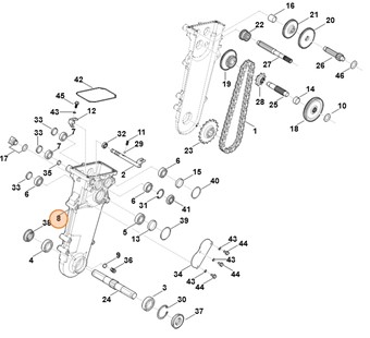 Obudowa przekładni, Stihl 62506410300