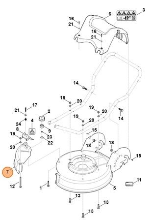 Pokrywa, Stihl 63617062401