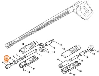 Dysza Ř 1,37 mm, Stihl 49155006333