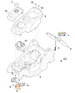 Pokrywa, Stihl 63207060710