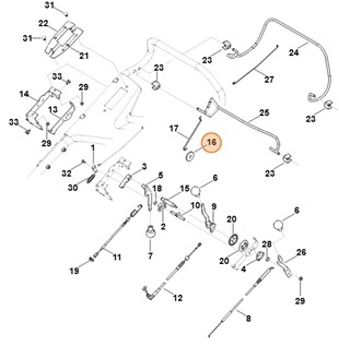Krążek prowadzący, Stihl 63787042300