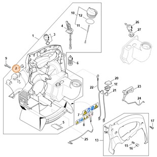 Nit drążony 7,5x1x6,8, Stihl 94438257130