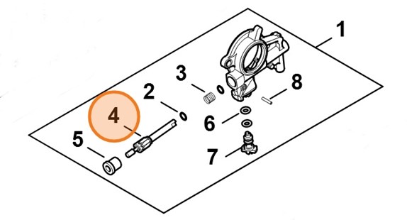 Tłok pompy, Stihl 11426470600