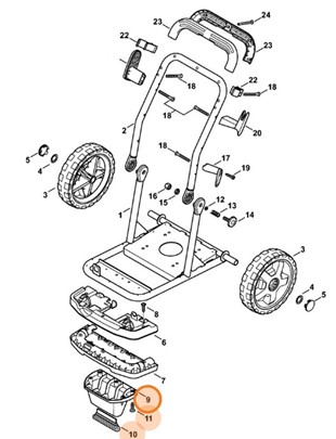Wspornik, Stihl 47807008400