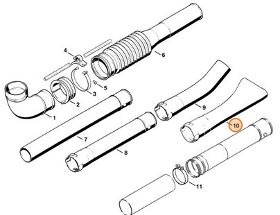 Dysza płaska zagięta, Stihl 42037018300
