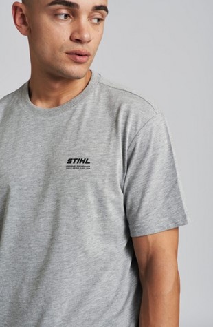 T-Shirt OVERSIZED - szary Stihl 04213008548, 04213008552, 04213008556, 04213008560, 04213008564, 04213008568