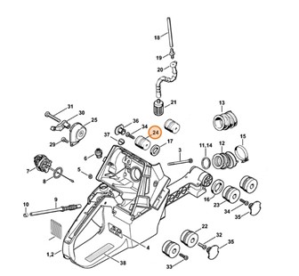 Amortyzator pierścieniowy, Stihl 11217909912