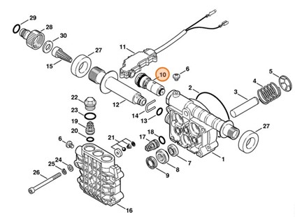 Tłok sterujący, Stihl 47555100300