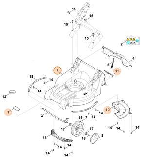 Obudowa, Stihl 63587008591