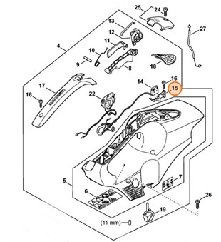 Mocowanie, Stihl 42504356000