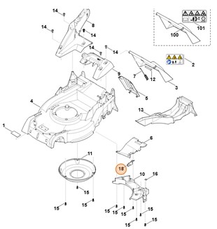 Wspornik, Stihl 63647633800