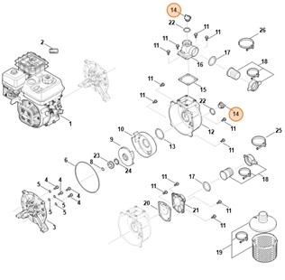 Śruba zamykająca, Stihl VB037085800