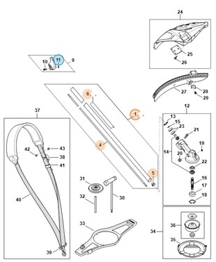 Wysięgnik, Stihl FA017107100