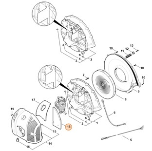 Wkładka tłumiąca, Stihl 42827063240