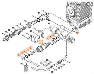 Śruba drążona, Stihl 47325101800