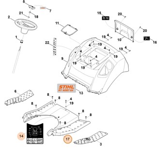 Pokrywa, Stihl 61657802001