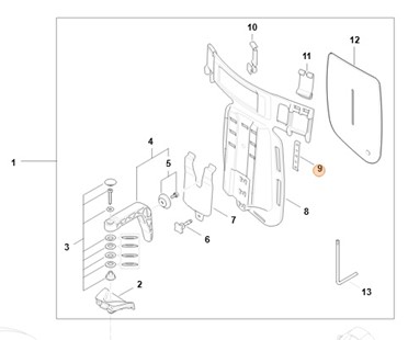 Płyta perforowana, Stihl BA017231000