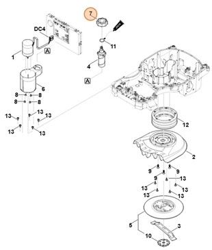 Pokrętło, Stihl 63017636450
