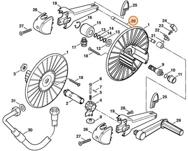 Oś, Stihl 47477917001