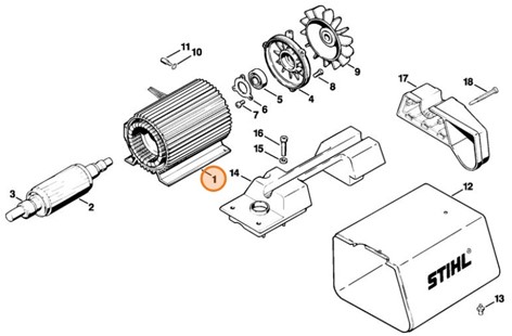 Stojan 230 V, Stihl 47176020206