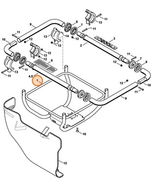 Rama rękojeści, Stihl 43137905601