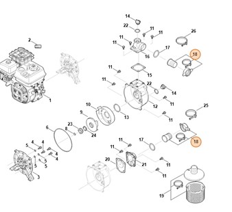 Zestaw elementu łączącego, Stihl VB030071905