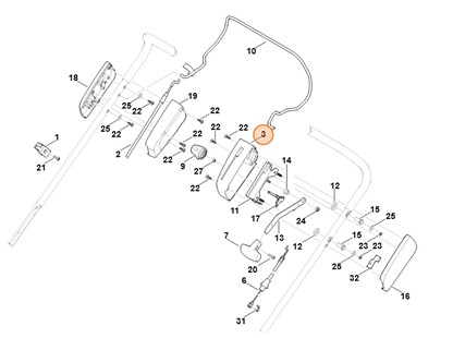 Część obudowy, Stihl 62901821306