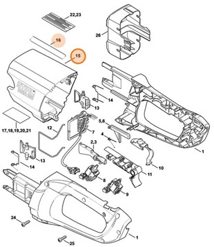 Osłona BGA 85, Stihl 48536003501