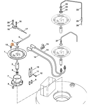 Pierścień zabezpieczający, Stihl 47525281200