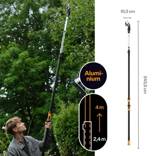 Sekator TELESKOPOWY ogrodowy na wysięgniku ŻYRAFA DualAction UPX96 Fiskars 1080131