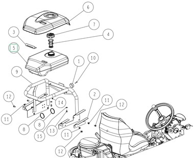 Zbiornik paliwa, Orec 0322-71800 