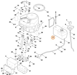 Zbiornik paliwa, Stihl 61703510405