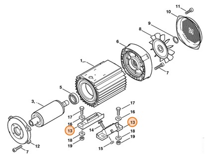 Podstawa silnika, Stihl 47476022100