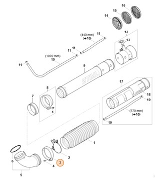 Taśma zaciskowa, Stihl 42827088705