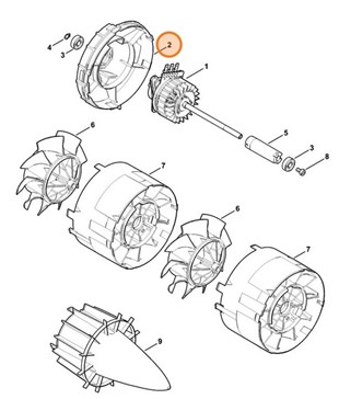 Stożek wlotu, Stihl 48537611100