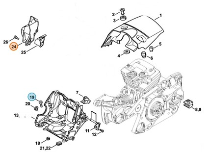Separator wstępny, Stihl 11381407801