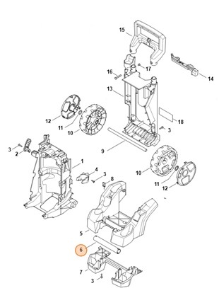 Uchwyt nośny, Stihl 49507915700