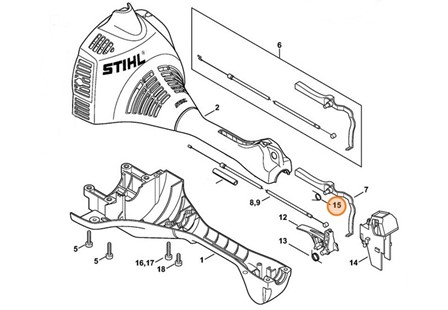 Sprężyna ramieniowa, Stihl 41401824505