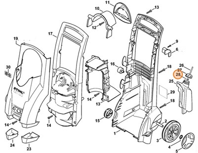 Głowica ssąca, Stihl 47497016600