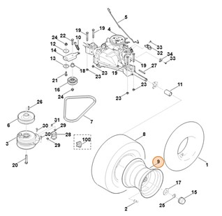 Obręcz koła, Stihl 61407603900