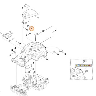 Sprężyna kątowa, Stihl 63017034901