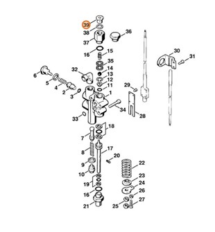 Śruba zamykająca, Stihl 47065180100