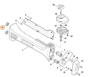 Amortyzator gumowy, Stihl 41477929301