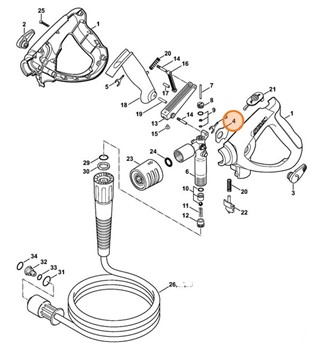 Podkładka dystansowa, Stihl 49255024900