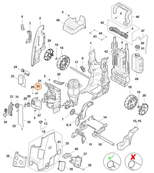 Krzywka wałka przełącznika, Stihl RE014354100