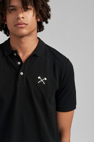 Czarna koszulka polo logo Stihl Timbersports 04213012152, 04213012156, 04213012160, 04213012164, 04213012168