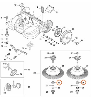 Łożysko, Stihl 95030036842
