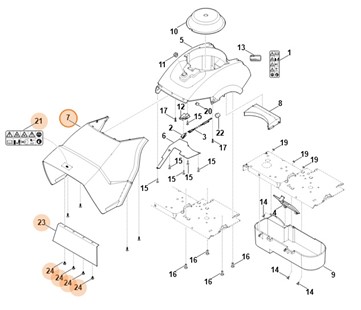 Przedłużenie kanału wyrzutowego, Stihl 60127806115