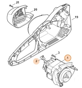 Silnik elektryczny 230 V/50 Hz, Stihl 12096000207